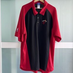 Reebok Miami Heat Collared Shirt for Men Size XL